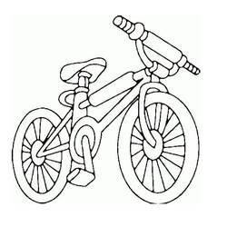 Coloriage Bicyclette / Vélo (Transport) #175420 à imprimer et colorier