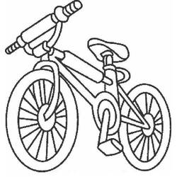 Coloriage Bicyclette / Vélo (Transport) #175422 à imprimer et colorier