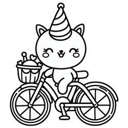 Coloriage Bicyclette / Vélo (Transport) #217319 à imprimer et colorier