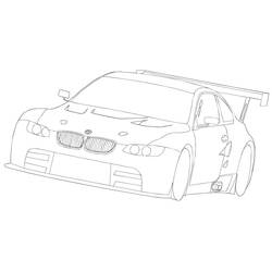 Dessin à colorier: BMW (Transport) #204396 - Coloriages à Imprimer Gratuits