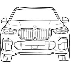 Dessin à colorier: BMW (Transport) #204410 - Coloriages à Imprimer Gratuits