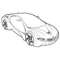 Dessin à colorier: BMW (Transport) #204422 - Coloriages à Imprimer Gratuits