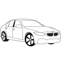 Dessin à colorier: BMW (Transport) #204423 - Coloriages à Imprimer Gratuits