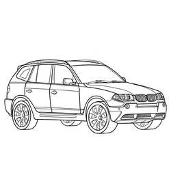 Dessin à colorier: BMW (Transport) #204429 - Coloriages à Imprimer Gratuits