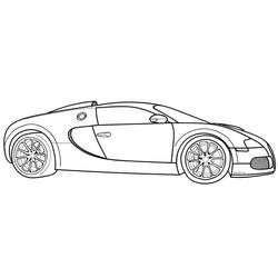 Coloriage Bugatti (Transport) #174799 à imprimer et colorier