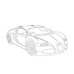 Coloriage Bugatti (Transport) #218669 à imprimer et colorier
