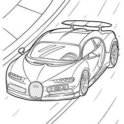 Coloriage Bugatti (Transport) #218672 à imprimer et colorier
