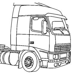 Dessin à colorier: Camion (Transport) #135553 - Coloriages à Imprimer Gratuits