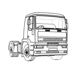 Dessin à colorier: Camion (Transport) #135582 - Coloriages à Imprimer Gratuits