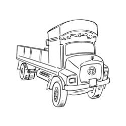 Dessin à colorier: Camion (Transport) #135642 - Coloriages à Imprimer Gratuits