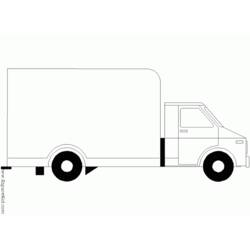Dessin à colorier: Camion (Transport) #135671 - Coloriages à Imprimer Gratuits