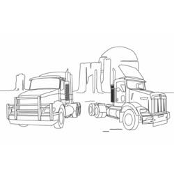 Dessin à colorier: Camion (Transport) #135676 - Coloriages à Imprimer Gratuits