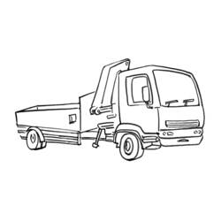 Dessin à colorier: Camion (Transport) #135690 - Coloriages à Imprimer Gratuits