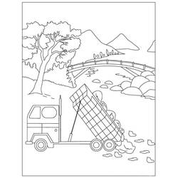 Coloriage Camion (Transport) #180648 à imprimer et colorier