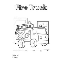 Coloriage Camion (Transport) #180650 à imprimer et colorier