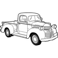 Coloriage Camion (Transport) #180653 à imprimer et colorier