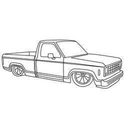 Coloriage Camion (Transport) #180656 à imprimer et colorier