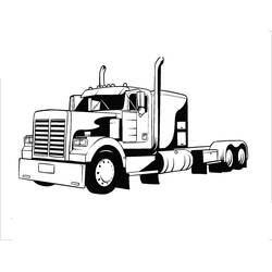 Coloriage Camion (Transport) #180674 à imprimer et colorier