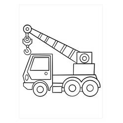 Coloriage Camion (Transport) #180682 à imprimer et colorier