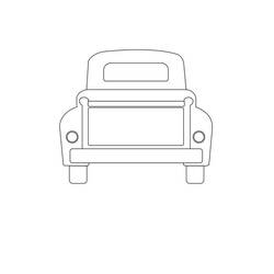 Coloriage Camion (Transport) #180684 à imprimer et colorier