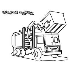 Coloriage Camion (Transport) #180685 à imprimer et colorier