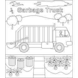 Coloriage Camion (Transport) #180687 à imprimer et colorier