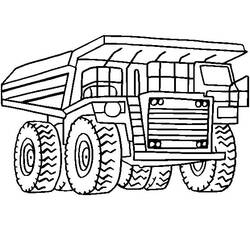 Coloriage Camion (Transport) #180689 à imprimer et colorier
