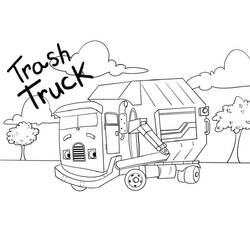 Coloriage Camion (Transport) #180692 à imprimer et colorier