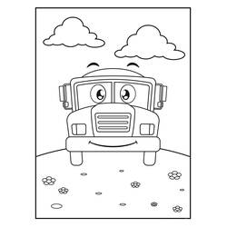 Coloriage Camion (Transport) #180694 à imprimer et colorier