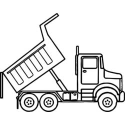 Coloriage Camion (Transport) #180698 à imprimer et colorier