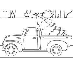 Coloriage Camion (Transport) #180700 à imprimer et colorier