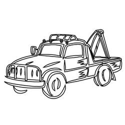 Coloriage Camion (Transport) #180705 à imprimer et colorier