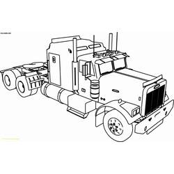 Coloriage Camion (Transport) #180706 à imprimer et colorier