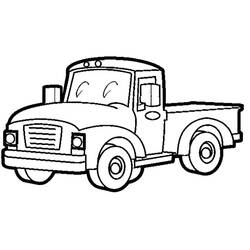 Coloriage Camion (Transport) #216070 à imprimer et colorier