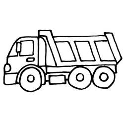 Coloriage Camion (Transport) #216071 à imprimer et colorier