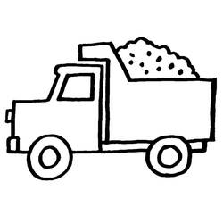 Coloriage Camion (Transport) #216076 à imprimer et colorier