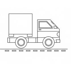 Coloriage Camion (Transport) #216078 à imprimer et colorier