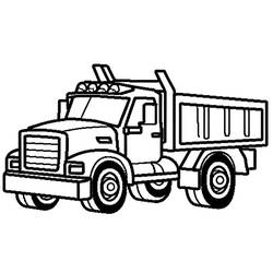 Coloriage Camion (Transport) #216081 à imprimer et colorier