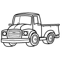 Coloriage Camion (Transport) #216082 à imprimer et colorier