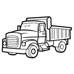 Coloriage Camion (Transport) #216087 à imprimer et colorier