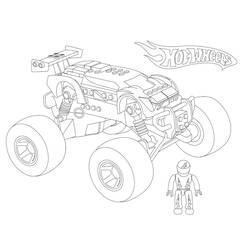 Dessin à colorier: Camion Monstre (Transport) #141364 - Coloriages à Imprimer Gratuits