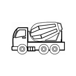 Dessin à colorier: Camion Toupie (Transport) #220945 - Coloriages à Imprimer Gratuits