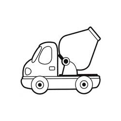 Dessin à colorier: Camion Toupie (Transport) #220948 - Coloriages à Imprimer Gratuits