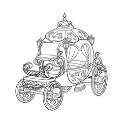 Coloriage Carrosse (Transport) #209837 à imprimer et colorier