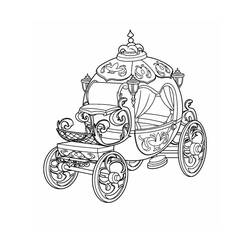 Dessin à colorier: Carrosse (Transport) #209841 - Coloriages à Imprimer Gratuits