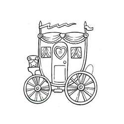 Coloriage Carrosse (Transport) #209850 à imprimer et colorier