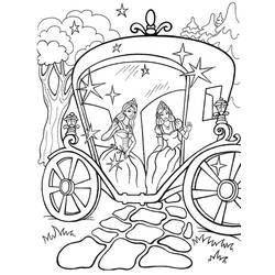 Dessin à colorier: Carrosse (Transport) #209858 - Coloriages à Imprimer Gratuits