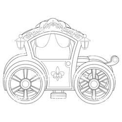 Coloriage Carrosse (Transport) #209861 à imprimer et colorier