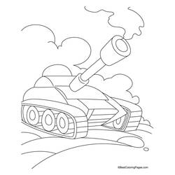 Dessin à colorier: Char (Transport) #138024 - Coloriages à Imprimer Gratuits