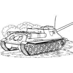 Dessin à colorier: Char (Transport) #138030 - Coloriages à Imprimer Gratuits